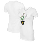 Pittsburgh Pirates Tiny Turnip Women's Lilies and Ladybugs T-Shirt | MLB For sale
