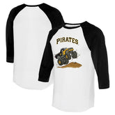 Pittsburgh Pirates Tiny Turnip Unisex Monster Truck 3/4-Sleeve Raglan T-Shirt | MLB On Sale