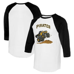 Pittsburgh Pirates Tiny Turnip Unisex Monster Truck 3/4-Sleeve Raglan T-Shirt | MLB On Sale