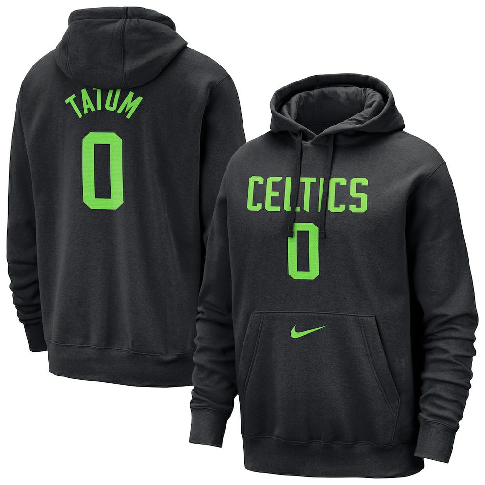 Jayson Tatum Boston Celtics 2024/25 City Edition Name & Number Pullover Hoodie Outlet