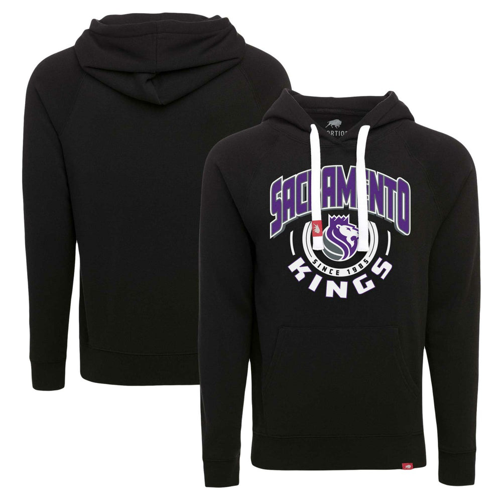 Sacramento Kings Sportiqe Unisex Olsen Super Soft Tri-Blend Raglan Pullover Hoodie For Sale