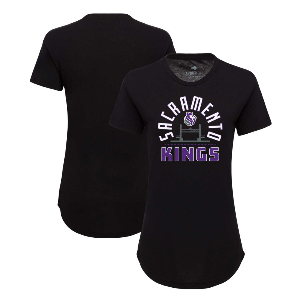 Sacramento Kings Sportiqe Women's Phoebe Super Soft Tri-Blend T-Shirt Online