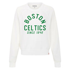 Boston Celtics Sportiqe Women's Ashlyn Super Soft Raglan Pullover Sweatshirt Outlet