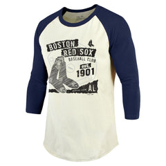 Boston Red Sox Majestic Threads Raglan 3/4-Sleeve T-Shirt | MLB Shop