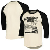 San Francisco Giants Majestic Threads Raglan 3/4-Sleeve T-Shirt | MLB Discount