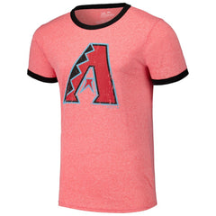 Arizona Diamondbacks Majestic Threads Ringer Tri-Blend T-Shirt | MLB Sale