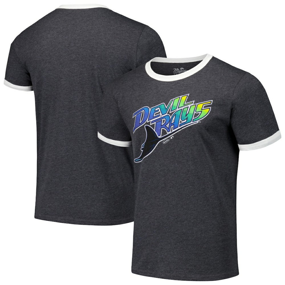 Tampa Bay Rays Majestic Threads Ringer Tri-Blend T-Shirt | MLB Near me
