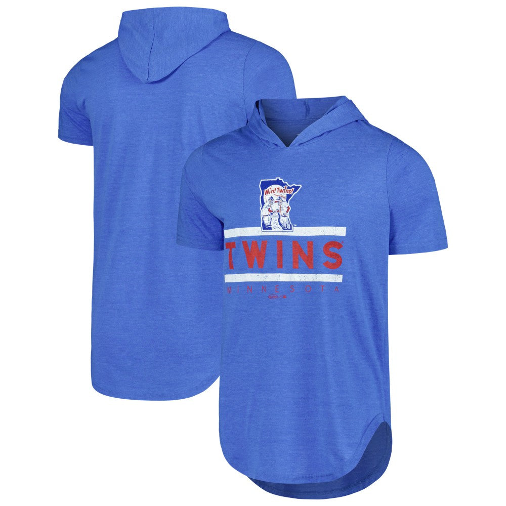 Minnesota Twins Majestic Threads Tri-Blend Hoodie T-Shirt | MLB Sale