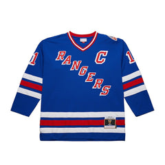Mark Messier New York Rangers Mitchell & Ness Big & Tall 1993/94 Blue Line 2.0 Jersey Discount