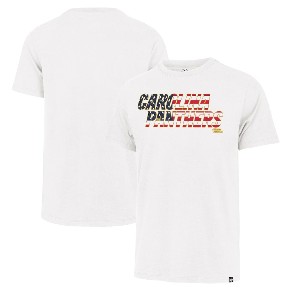 Carolina Panthers 47 brand '47 Flag Script Franklin T-Shirt