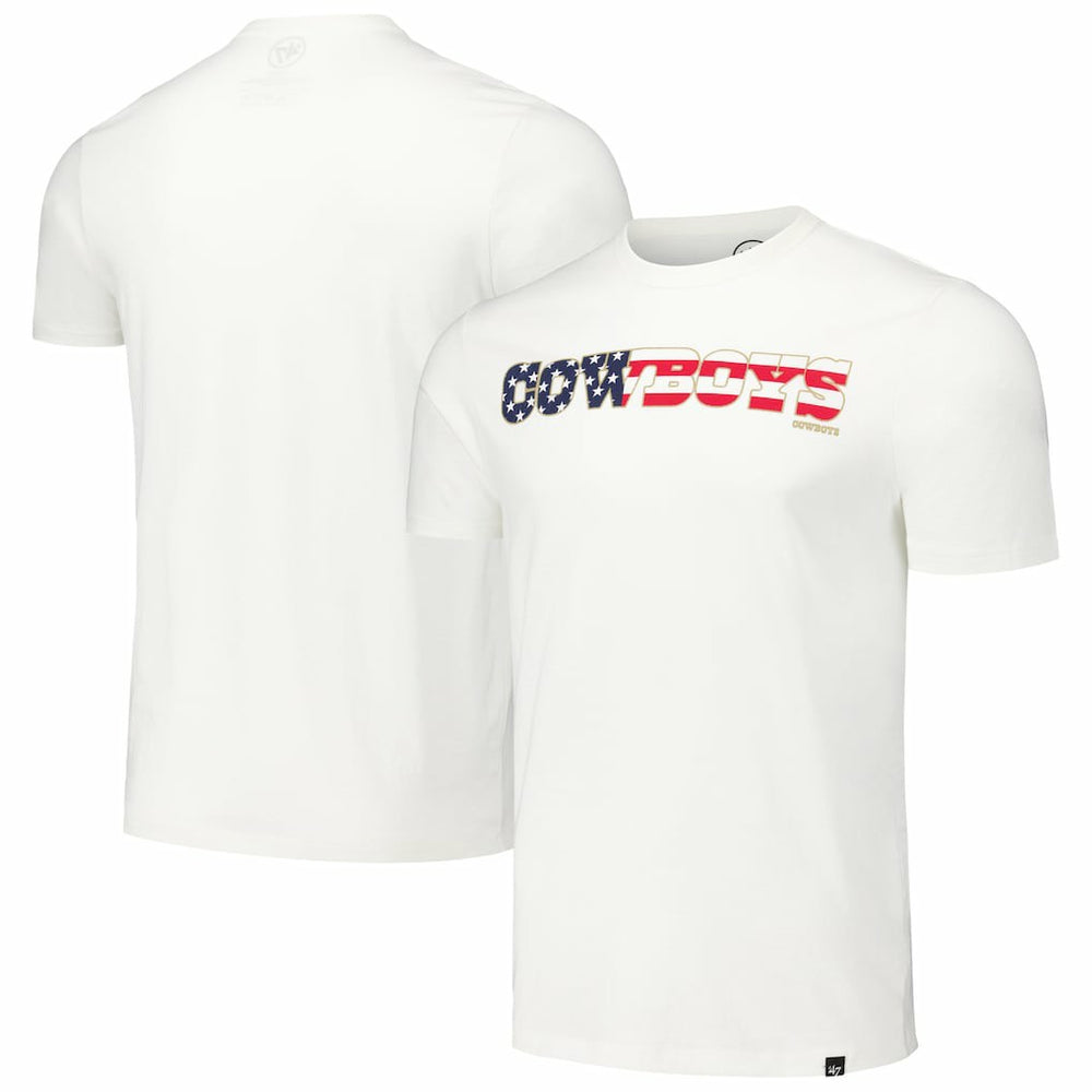 Dallas Cowboys 47 brand '47 Flag Script Franklin T-Shirt