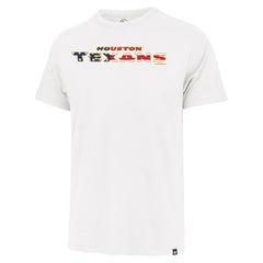 Houston Texans 47 brand '47 Flag Script Franklin T-Shirt