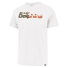Miami Dolphins 47 brand '47 Flag Script Franklin T-Shirt