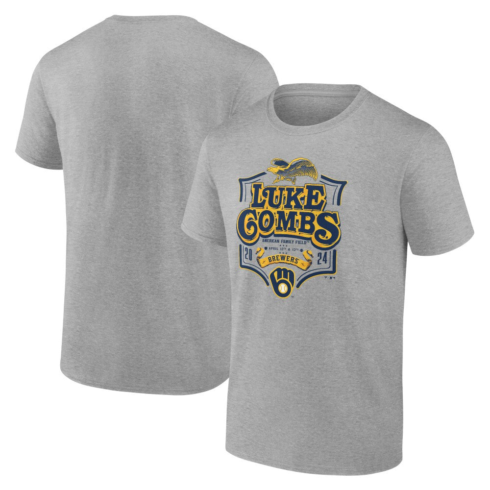 Luke Combs x Milwaukee Brewers Fanatics Graphic T-Shirt | MLB Online