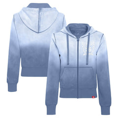 Philadelphia 76ers Sportiqe Women's Carli Sun Fade Full-Zip Hoodie On Sale