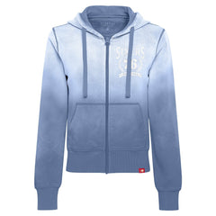 Philadelphia 76ers Sportiqe Women's Carli Sun Fade Full-Zip Hoodie On Sale