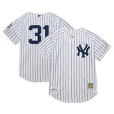 Ichiro Suzuki New York Yankees 2014 Cooperstown Collection Authentic Throwback Jersey - White