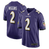 Baltimore Ravens Nike Nate Wiggins Player Game Jersey