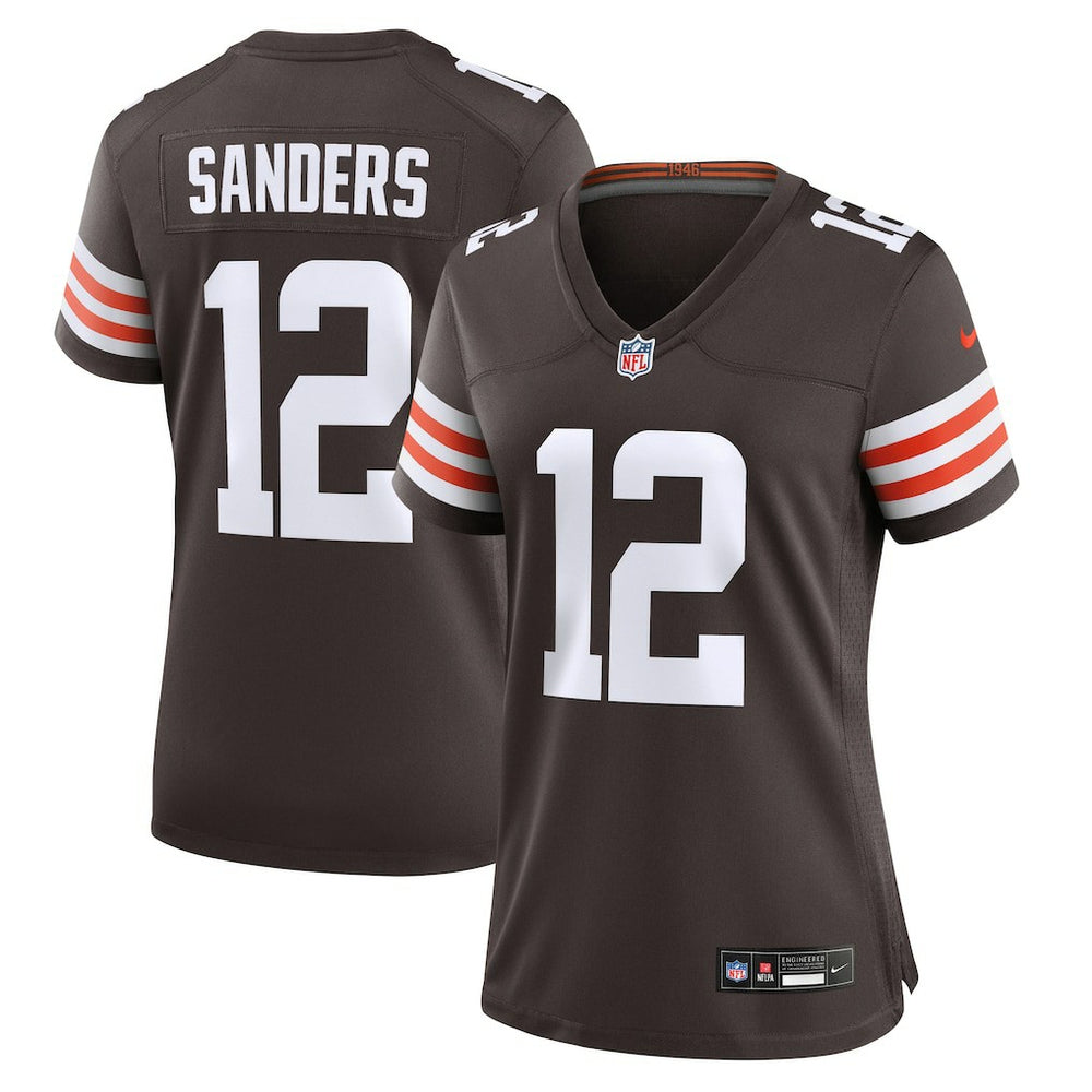 Cleveland Browns Nike Shedeur Sanders Women's 2025 NFL Draft Game Jersey