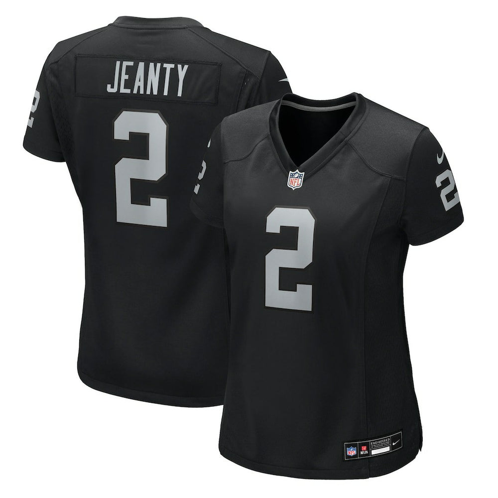 Las Vegas Raiders Nike Ashton Jeanty Women's 2025 NFL Draft First Round Pick Team Game Jersey