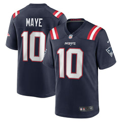 New England Patriots Nike Drake Maye Player Game Jersey