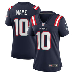New England Patriots Nike Drake Maye Women's Player Game Jersey