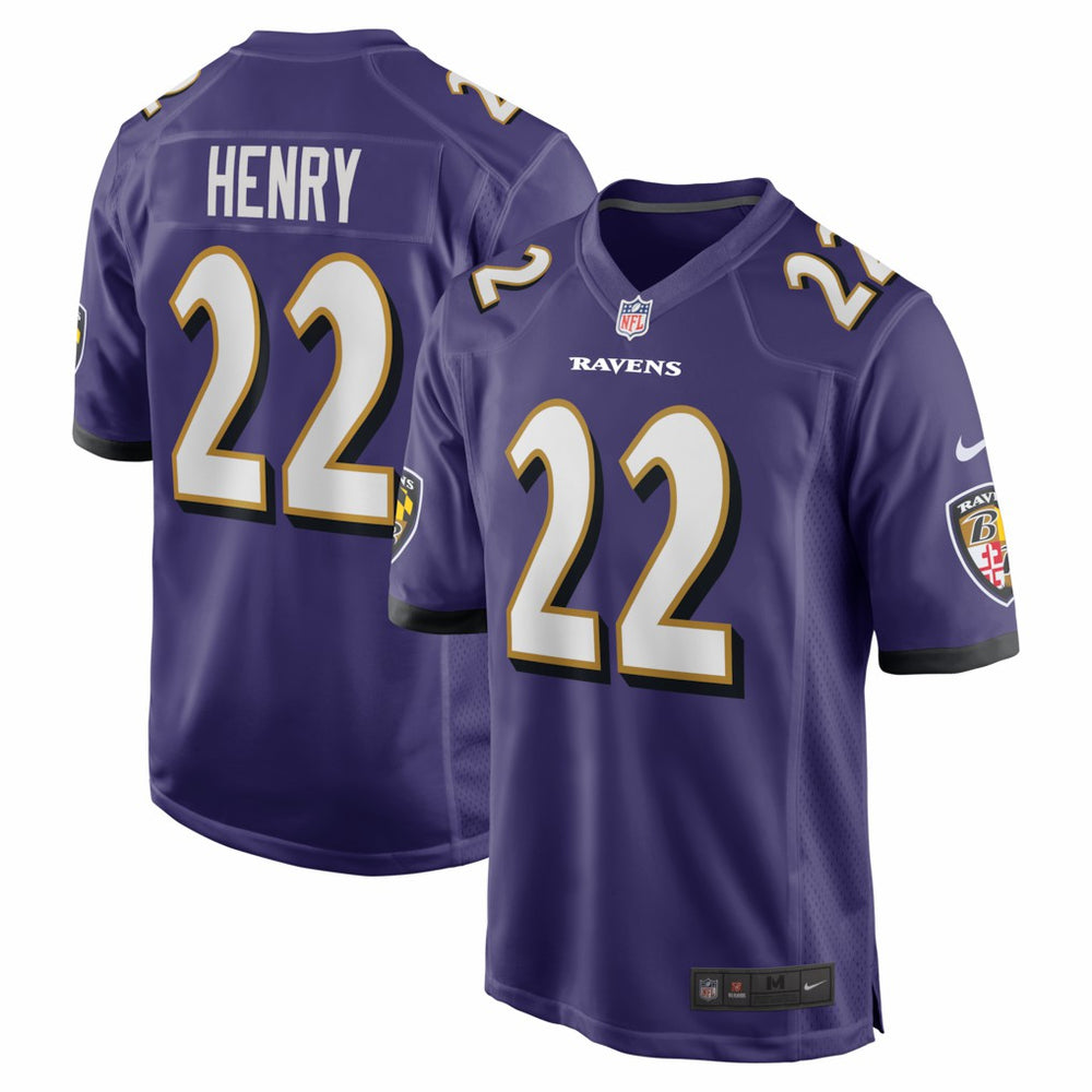 Baltimore Ravens Nike Derrick Henry Game Player Jersey