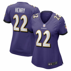 Baltimore Ravens Nike Derrick Henry Women's Game Player Jersey