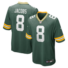 Green Bay Packers Nike Josh Jacobs Team Game Jersey