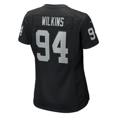 Las Vegas Raiders Nike Christian Wilkins Women's Team Game Jersey