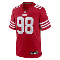San Francisco 49ers Nike Mykel Williams 2025 NFL Draft First Round Pick Game Jersey