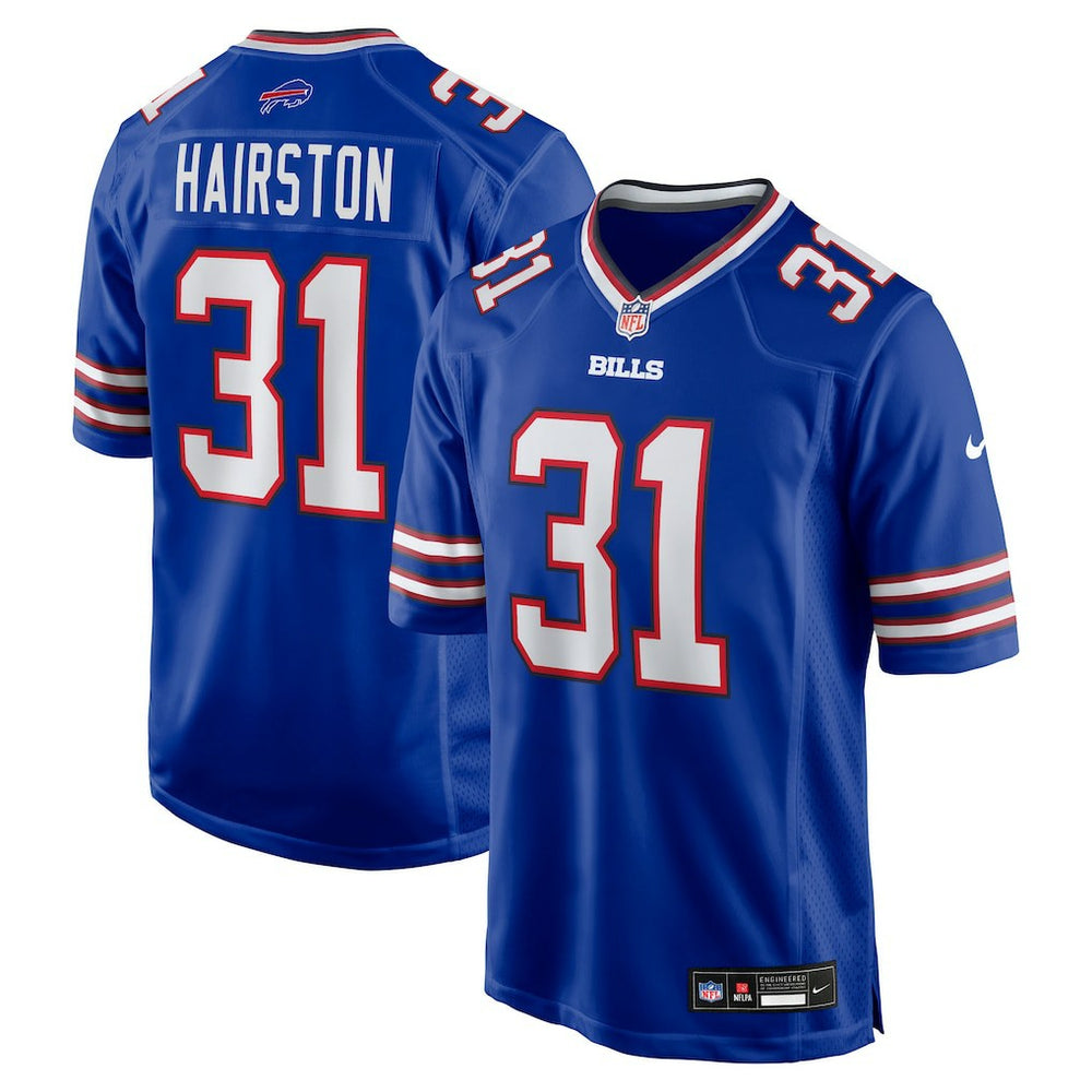 Buffalo Bills Nike Maxwell Hairston 2025 NFL Draft First Round Pick Game Jersey