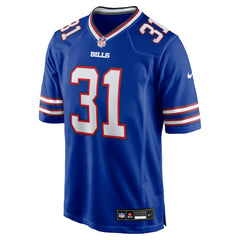 Buffalo Bills Nike Maxwell Hairston 2025 NFL Draft First Round Pick Game Jersey