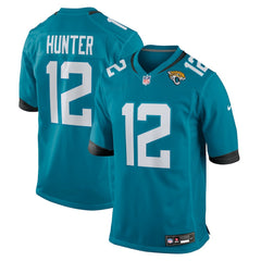Jacksonville Jaguars Nike Travis Hunter 2025 NFL Draft First Round Pick Game Jersey