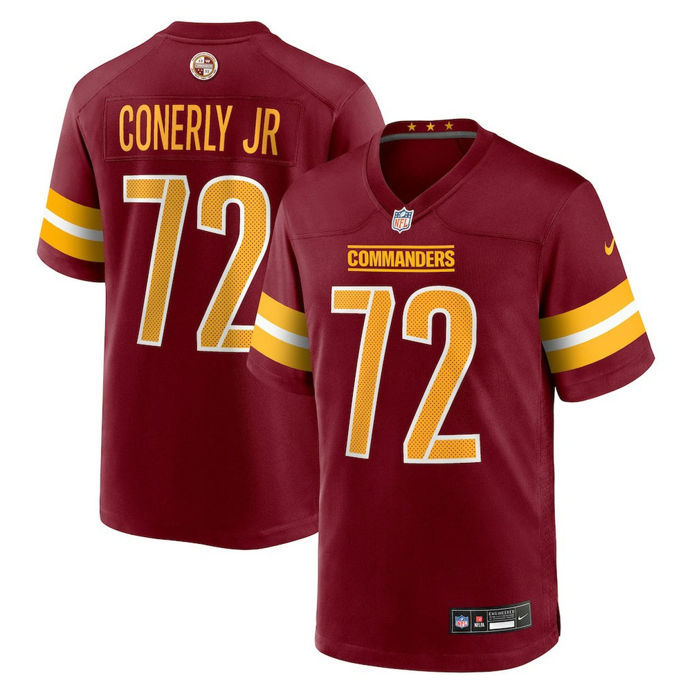 Washington Commanders Nike Josh Conerly Jr. 2025 NFL Draft First Round Pick Game Jersey