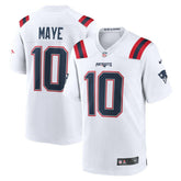 New England Patriots Nike Drake Maye Player Game Jersey