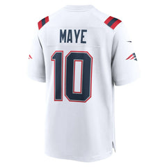 New England Patriots Nike Drake Maye Player Game Jersey