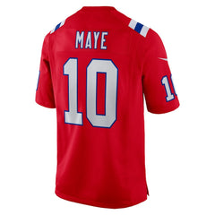 New England Patriots Nike Drake Maye Player Game Jersey