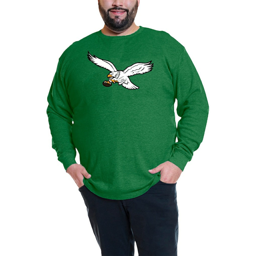 Philadelphia Eagles Fanatics Jalen Hurts Big & Tall Thermal Waffle Long Sleeve T-Shirt
