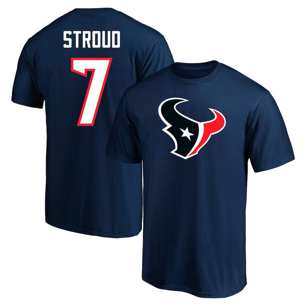 Houston Texans Fanatics C.J. Stroud Big & Tall Player Name & Number T-Shirt
