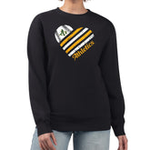 Athletics G-III 4Her by Carl Banks Women's Heart Logo Fleece Pullover Sweatshirt | MLB Near me