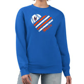 New York Mets G-III 4Her by Carl Banks Women's Heart Logo Fleece Pullover Sweatshirt | MLB Near me