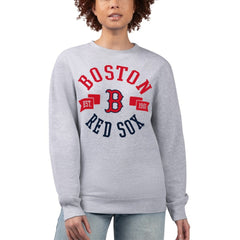 Boston Red Sox G-III 4Her by Carl Banks Women's Team Logo Fleece Pullover Sweatshirt | MLB On Sale