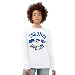 Toronto Blue Jays G-III 4Her by Carl Banks Women's Team Logo Fleece Pullover Sweatshirt | MLB Online