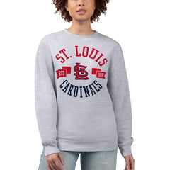 St. Louis Cardinals G-III 4Her by Carl Banks Women's Team Logo Fleece Pullover Sweatshirt | MLB Discount