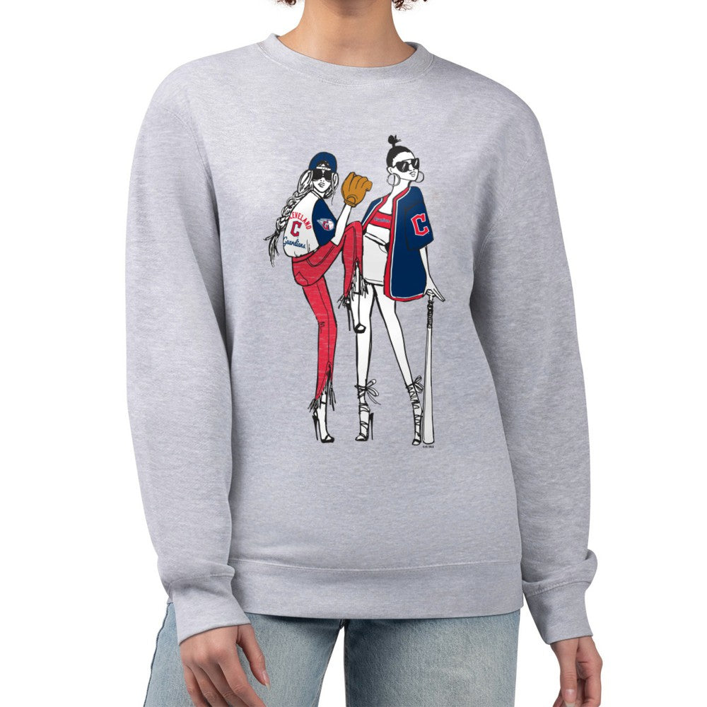 Cleveland Guardians G-III 4Her by Carl Banks Women's Baseball Girls Fleece Pullover Sweatshirt | MLB Online