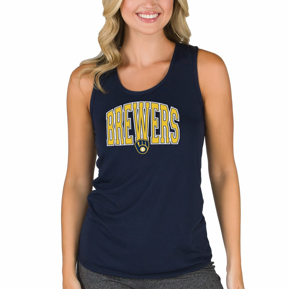 Milwaukee Brewers Concepts Sport Women's Marathon Racerback Tank Top | MLB On Sale
