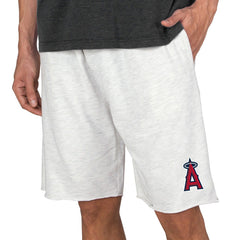 Los Angeles Angels Concepts Sport Mainstream Terry Tri-Blend Shorts | MLB Outlet