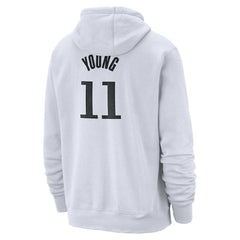 Trae Young Atlanta Hawks 2024/25 Name & Number Pullover Hoodie On Sale