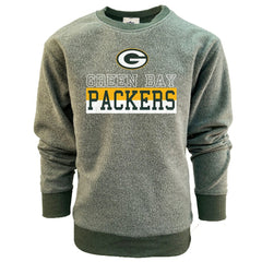 Green Bay Packers Wes & Willy Youth Reversible Fleece Pullover Sweatshirt